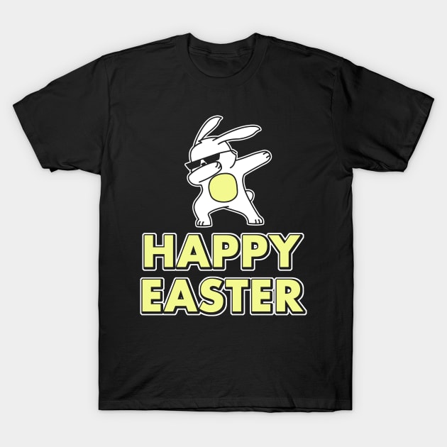 Funny Dabbing Bunny Happy Easter T-Shirt by adik